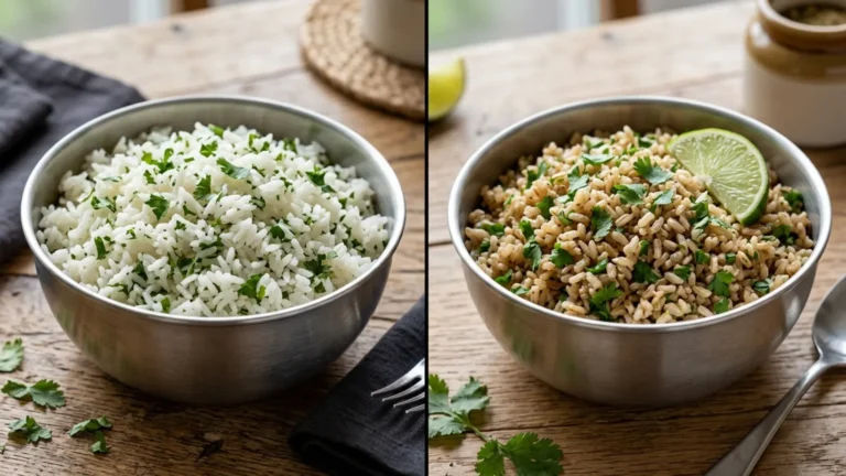Chipotle Brown Rice vs White Rice Nutrition